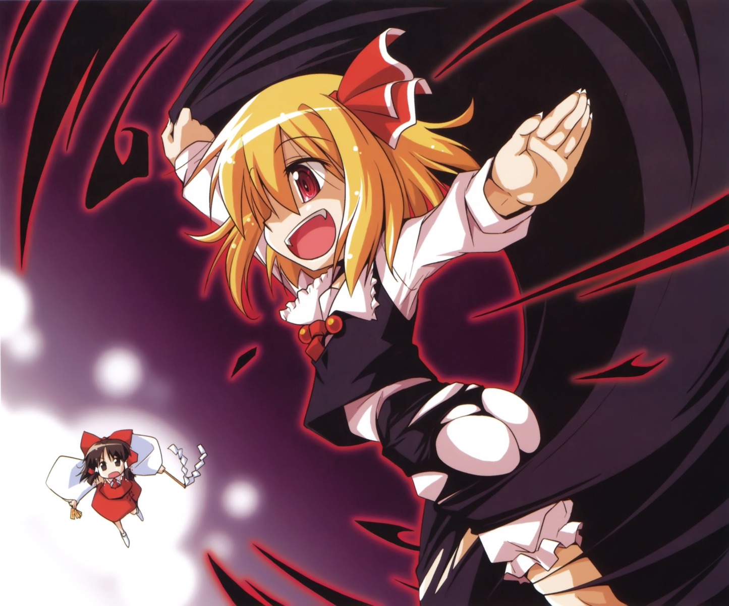 nino (ninouchiirazu) touhou hakurei reimu rumia | #145487 | yande.re